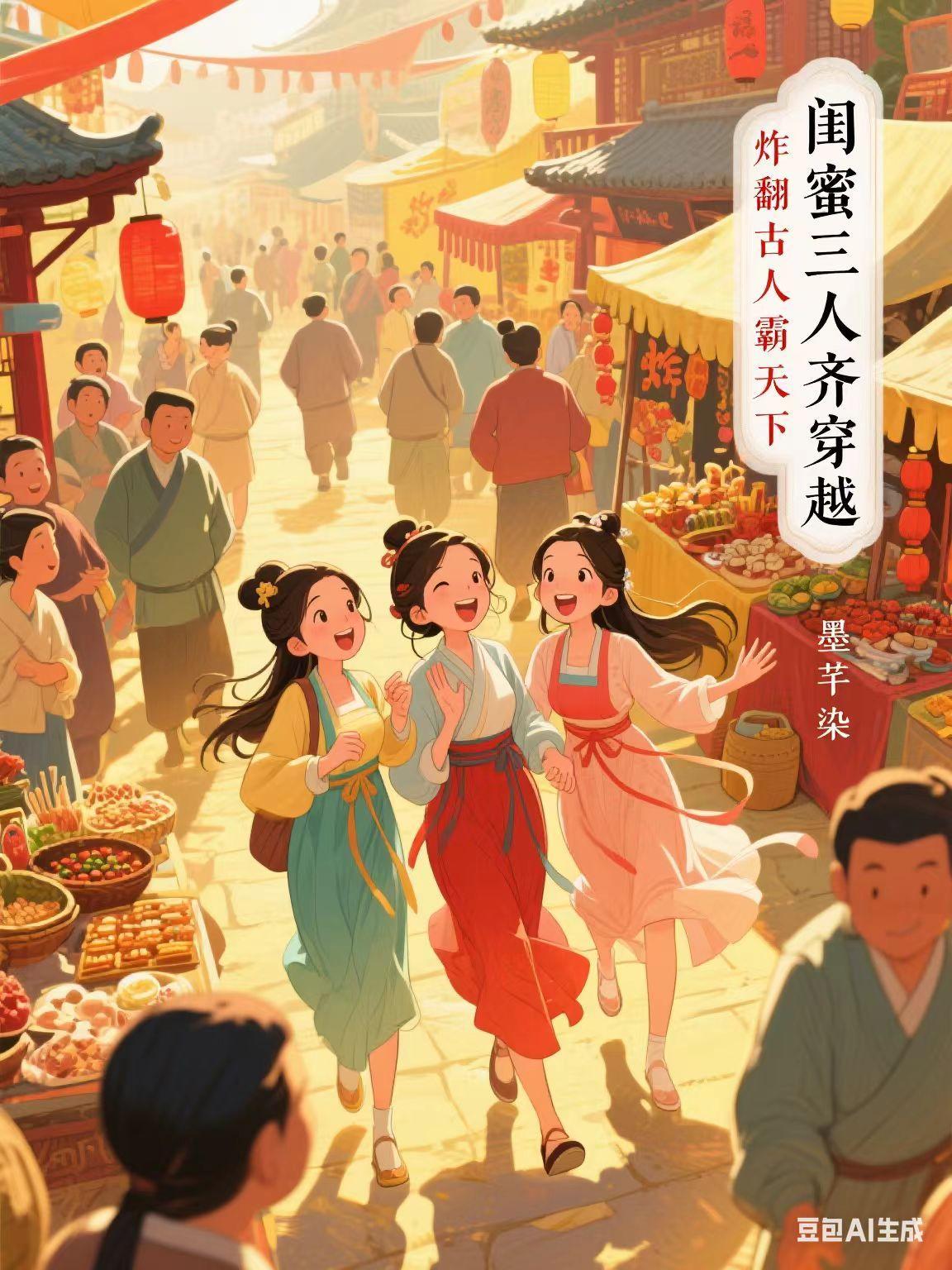 闺蜜三人齐穿越,炸翻古人霸天下